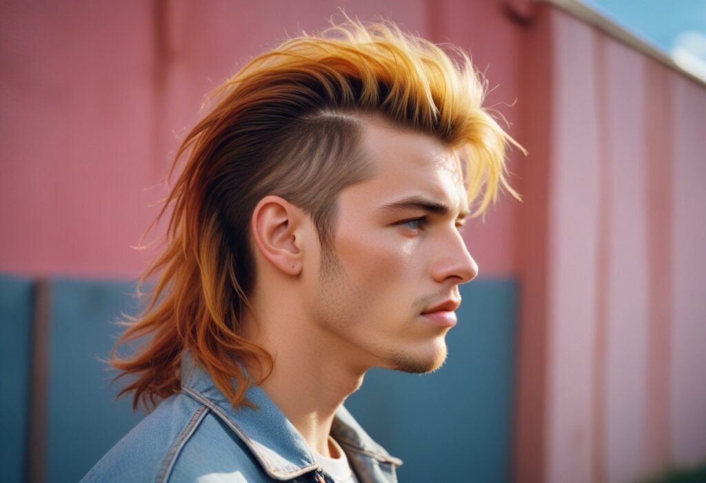 The burst fade mullet 