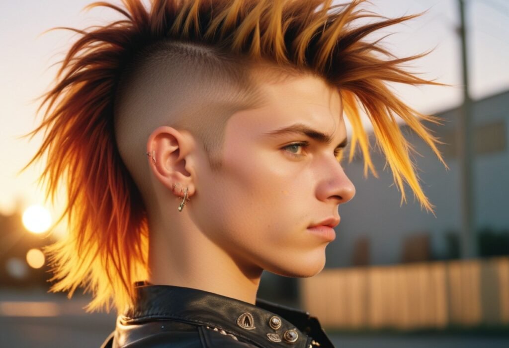 The burst fade mullet 