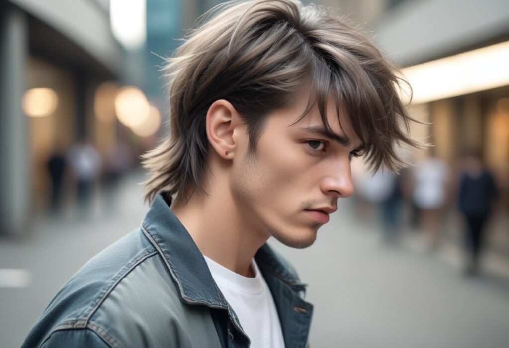 modern mullet haircut