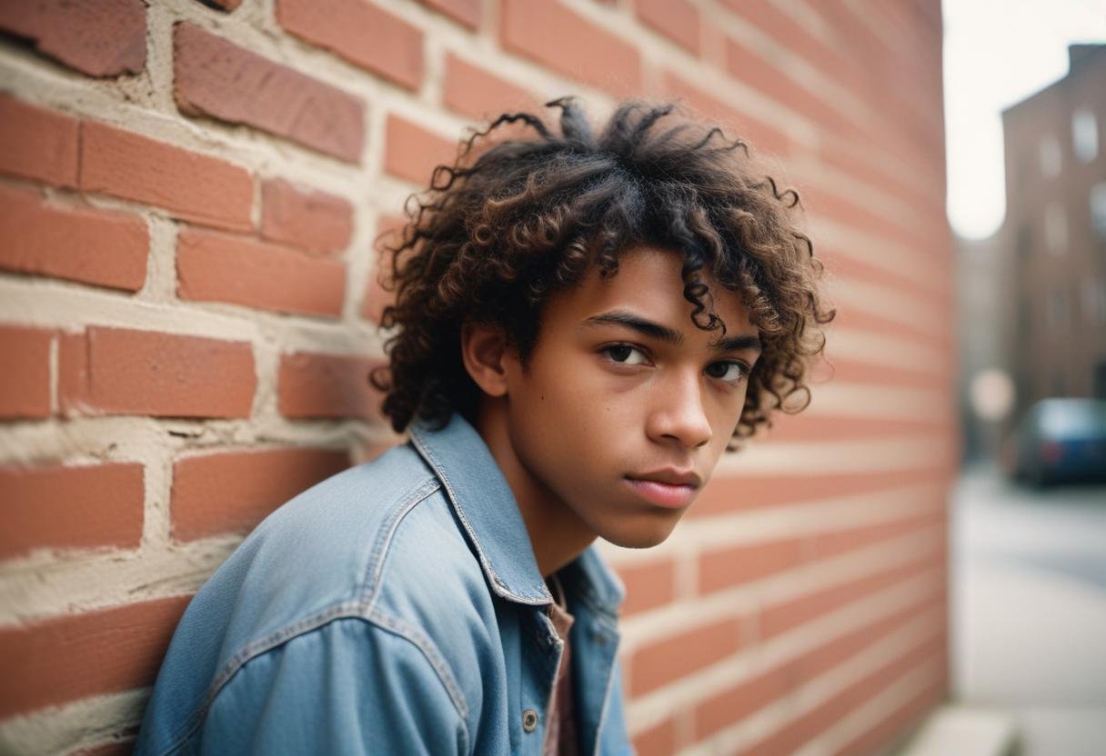 curly mullet haircut