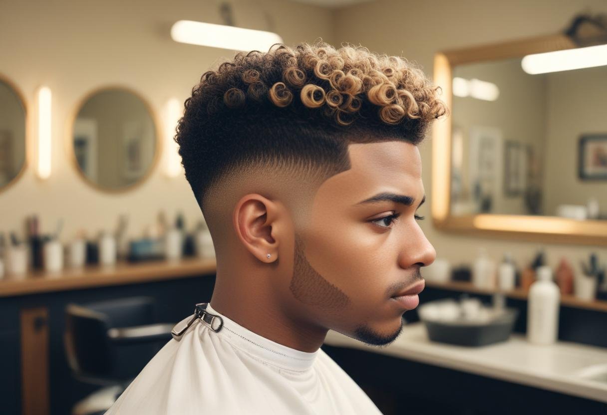 low taper fade haircut